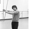 New York City Ballet rehearsal for "Watermill" with Edward Villella, choreography by Jerome Robbins (New York)