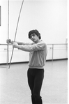 New York City Ballet rehearsal for "Watermill" with Edward Villella, choreography by Jerome Robbins (New York)