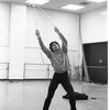 New York City Ballet rehearsal for "Watermill" with Edward Villella, choreography by Jerome Robbins (New York)