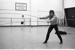 New York City Ballet rehearsal for "Watermill" with Edward Villella, choreography by Jerome Robbins (New York)