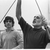 New York City Ballet rehearsal for "Watermill" with Jerome Robbins and Edward Villella, choreography by Jerome Robbins (New York)