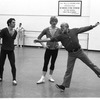 New York City Ballet rehearsal for "Goldberg Variations" with Anthony Blum, Peter Martins and Jerome Robbins, choreography by Jerome Robbins (New York)
