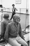 New York City Ballet rehearsal for "Goldberg Variations" with Jerome Robbins, choreography by Jerome Robbins (New York)