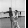 New York City Ballet rehearsal for "The Goldberg Variations" with Jerome Robbins and Patricia McBride, choreography by Jerome Robbins (New York)