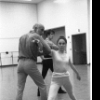 New York City Ballet rehearsal for "The Goldberg Variations" with Jerome Robbins and Patricia McBride, choreography by Jerome Robbins (New York)