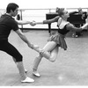 New York City Ballet rehearsal for "Goldberg Variations" with Anthony Blum and Susan Hendl, choreography by Jerome Robbins (New York)