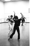 New York City Ballet rehearsal for "Concerto for Two Solo Pianos" with Richard Tanner and Colleen Neary, choreography by Richard Tanner (New York)