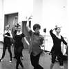 New York City Ballet rehearsal for "Concerto for Two Solo Pianos" with Richard Tanner and dancers, choreography by Richard Tanner (New York)