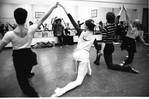 New York City Ballet rehearsal for "Concerto for Two Solo Pianos" with Richard Tanner and dancers, choreography by Richard Tanner (New York)