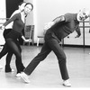 New York City Ballet rehearsal for "The Concert" with Jerome Robbins and Delia Peters, choreography by Jerome Robbins (New York)