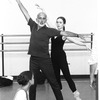 New York City Ballet rehearsal for "The Concert" with Jerome Robbins and Giselle Roberge, choreography by Jerome Robbins (New York)