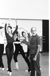 New York City Ballet rehearsal for "The Concert" with Jerome Robbins and Delia Peters, choreography by Jerome Robbins (New York)