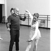 New York City Ballet rehearsal for "The Concert" with Jerome Robbins and Christine Redpath, choreography by Jerome Robbins (New York)