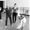 New York City Ballet rehearsal for "The Concert" with Jerome Robbins and Christine Redpath, choreography by Jerome Robbins (New York)