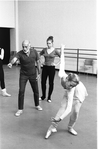 New York City Ballet rehearsal for "The Concert" with Jerome Robbins and Christine Redpath, choreography by Jerome Robbins (New York)