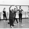 New York City Ballet rehearsal for "The Concert" with Jerome Robbins and dancers, choreography by Jerome Robbins (New York)