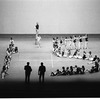 New York City Ballet rehearsal of "Circus Polka" students from the School of American Ballet in rehearsal, choreography by Jerome Robbins (New York)