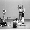 New York City Ballet rehearsal of "Circus Polka" students from the School of American Ballet in rehearsal, choreography by Jerome Robbins (New York)