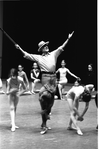 New York City Ballet rehearsal of "Circus Polka" students from the School of American Ballet rehearse with Jerome Robbins, choreography by Jerome Robbins (New York)