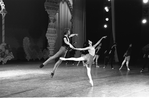 New York City Ballet rehearsal of "Chopiniana", with George Balanchine, Kay Mazzo and Peter Martins, staged by Alexandra Danilova after Michel Fokine (New York)