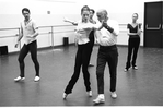 New York City Ballet rehearsal of "Dumbarton Oaks" with Anthony Blum, Christine Redpath and Jerome Robbins, choreography by Jerome Robbins (New York)