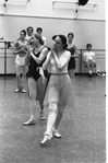 New York City Ballet rehearsal of "Coppelia" with Alexandra Danilova and Patricia McBride, choreography by George Balanchine and Alexandra Danilova after Marius Petipa (New York)