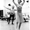 New York City Ballet rehearsal of "Coppelia" with Patricia McBride and Shaun O'Brien, choreography by George Balanchine and Alexandra Danilova after Marius Petipa (New York)