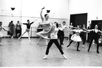 New York City Ballet rehearsal of "Coppelia" with Patricia McBride and Helgi Tomasson, choreography by George Balanchine and Alexandra Danilova after Marius Petipa (New York)