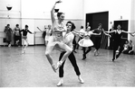 New York City Ballet rehearsal of "Coppelia" with Patricia McBride and Helgi Tomasson, choreography by George Balanchine and Alexandra Danilova after Marius Petipa (New York)