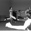 New York City Ballet rehearsal for "Tricolore" with Christopher d'Amboise, choreography by Peter Martins, Jerome Robbins and Jean-Pierre Bonnefous (New York)