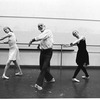 New York City Ballet rehearsal for "The Four Seasons", with Suzanne Farrell, Jerome Robbins and Patricia McBride, choreography by Jerome Robbins (New York)