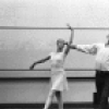 New York City Ballet rehearsal for "The Four Seasons", with Suzanne Farrell, Jerome Robbins and Patricia McBride, choreography by Jerome Robbins (New York)