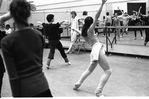 New York City Ballet rehearsal for "Suite from Histoire du Soldat" with Peter Martins and dancers, choreography by Peter Martins (New York)