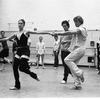 New York City Ballet rehearsal for "Suite from Histoire du Soldat" with Carole Divet, Cornel Crabtree and Peter Martins, choreography by Peter Martins (New York)