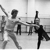 New York City Ballet rehearsal for "Suite from Histoire du Soldat" with Kyra Nichols and Peter Martins, choreography by Peter Martins (New York)