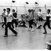 Jacques d'Amboise and dancers in rehearsal for the New York City Ballet production of d'Amboise's "Tschaikovsky Suite No. 2"