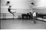 New York City Ballet rehearsal of "The Dybbuk" with Victor Castelli and Jerome Robbins, choreography by Jerome Robbins (New York)