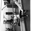 Jacques d'Amboise, Kyra Nichols, and Sean Lavery (in mirror) in rehearsal for the New York City Ballet production of d'Amboise's "Tschaikovsky Suite No. 2"