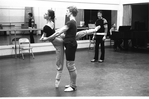 Kyra Nichols, Sean Lavery, and Jacques d'Amboise in rehearsal for the New York City Ballet production of d'Amboise's "Tschaikovsky Suite No. 2"