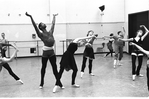 New York City Ballet rehearsal for "Serenade en La" with Mel Tomlinson and Kyra Nichols, choreography by Jacques d'Amboise (New York)