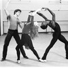 New York City Ballet rehearsal for "La Creation du Monde" with Mel Tomlinson, Maria Calegari and Joseph Duell, choreography by Joseph Duell (New York)