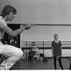 New York City Ballet rehearsal for "Concerto for Two Solo Pianos" with Peter Martins and dancers, choreography by Peter Martins (New York)
