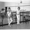 New York City Ballet rehearsal for "Concerto for Two Solo Pianos" with Peter Martins and Heather Watts, choreography by Peter Martins (New York)