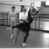 New York City Ballet rehearsal of "Glass Pieces" with Maria Calegari, Bart Cook and Jerome Robbins, choreography by Jerome Robbins