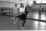 New York City Ballet rehearsal of "Glass Pieces" with Maria Calegari, Bart Cook and Jerome Robbins, choreography by Jerome Robbins