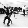 New York City Ballet rehearsal of "I'm Old Fashioned" with Sean Lavery, Kyra Nichols and Jerome Robbins, choreography by Jerome Robbins (New York)