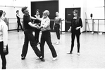 New York City Ballet rehearsal of "I'm Old Fashioned" with Jerome Robbins, Christopher Fleming and Lisa Jackson, choreography by Jerome Robbins (New York)