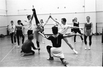 New York City Ballet rehearsal of "Jewels" (Rubies) with Florence Fitzgerald, choreography by George Balanchine (New York)