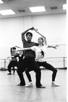 New York City Ballet rehearsal of "Moves" with Jock Soto and Lisa Jackson, choreography by Jerome Robbins (New York)