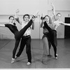 New York City Ballet rehearsal of "Brahms/Handel" with Merrill Ashley, Ib Andersen and Bart Cook, Maria Calegari, choreography by Jerome Robbins (New York)